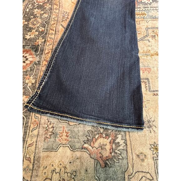 Silver Jeans Women's Bedazzled Flare Wide Leg Bootcut Jeans Size 30 X 33 - Picture 13 of 14